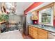 Features a kitchen with stainless steel appliances, gas stove, and hardwood floors at 1687 Windy Hill Ln, Great Falls, SC 29055