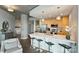 Bright kitchen features stainless appliances, quartz countertops and open floorplan at 210 N Church St # 2613, Charlotte, NC 28202