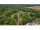Expansive estate featuring a pool, outbuildings, and a long private driveway winding through lush greenery and mature trees at 3440 17Th Ne Ave, Hickory, NC 28601