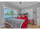 Cozy bedroom with a large window offering a view of the outdoors at 3440 17Th Ne Ave, Hickory, NC 28601