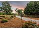 Private gated entrance with brick pillars, tasteful landscaping, and a well-maintained driveway at 3440 17Th Ne Ave, Hickory, NC 28601