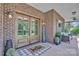 Welcoming front porch with double doors, brick accents, and a cozy seating area at 3440 17Th Ne Ave, Hickory, NC 28601