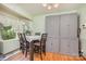 Bright dining area with natural light, dining table, and ample storage space at 4100 Sudbury Rd, Charlotte, NC 28205