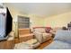 Inviting living room featuring neutral toned furniture and hardwood floors at 4100 Sudbury Rd, Charlotte, NC 28205