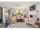 Cozy living room showcasing a fireplace, TV, comfortable seating, and stylish decor at 4608 Morrowick Rd, Charlotte, NC 28226