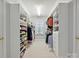 Organized walk-in closet featuring ample shelving and hanging space at 4608 Morrowick Rd, Charlotte, NC 28226