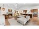 Spacious living room with a cozy fireplace and open access to the modern kitchen at 50 Honeysuckle Woods, Lake Wylie, SC 29710