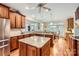 Gourmet kitchen with granite counters, stainless steel appliances, and ample cabinet space at 534 Ballymote Ct, Matthews, NC 28104