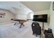 An entertainment room with pool tables and gaming area creates a fun atmosphere at 6004 Quintessa Dr, Matthews, NC 28104