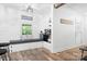 Bright nook with built-in bench seating and a modern coffee bar at 720 Cricket Ln, Mt Ulla, NC 28125