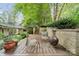 Inviting backyard deck with comfortable seating and lush landscaping, great for relaxing outdoors at 920 Habersham Dr, Charlotte, NC 28209