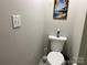 Powder room features a toilet and toilet supplies at 9207 Branson Ct, Charlotte, NC 28210