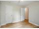 Cozy bedroom with wood-look floors, two closets, and neutral color scheme at 1162 Willet Dr, Rock Hill, SC 29732