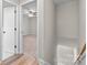Hallway view of a bedroom at 1228 Archdale Dr # H, Charlotte, NC 28217