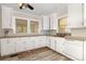 Functional kitchen featuring white cabinets, durable countertops, and modern appliances at 1302 N Ellis St, Salisbury, NC 28144