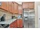 Kitchen showcases granite countertops, stainless steel appliances, and custom cabinetry at 14837 Dungannon Ct, Charlotte, NC 28278