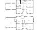 Detailed floor plan showcasing layout of rooms, including kitchen, living room, bedrooms and baths at 1507 Chadmore Nw Ln, Concord, NC 28027