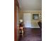 Welcoming foyer with a modern door, hardwood floors, and neutral paint, seamlessly flowing into the home at 1657 6Th Se St, Hickory, NC 28602