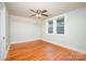 Bedroom with hardwood floors and ample light offers a peaceful retreat at 200 Cleveland Ave, Shelby, NC 28150