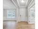 Bright foyer with hardwood floors, fresh paint, and elegant molding leading into the house at 2011 Cedar Falls Dr # 71, Waxhaw, NC 28173