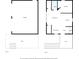 Floor plan showcasing the layout of the home with garage, patio, living room, kitchen, and bedrooms at 2609 Cove Creek Dr, Gastonia, NC 28056