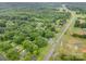 Expansive aerial view showcases the neighborhood with its verdant landscape at 5240 Old Monroe Rd, Indian Trail, NC 28079