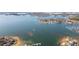 Stunning aerial view showcasing the lake and surrounding waterfront community at 8221 Houser St, Cornelius, NC 28031