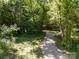 Scenic walking trail winding through a lush green forest, offering a peaceful and nature-filled escape at 9871 Travertine Trl, Davidson, NC 28036
