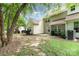 Backyard view featuring natural surroundings and air conditioning unit at 10421 Columbia Crest Ct, Charlotte, NC 28270