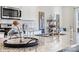 Bright kitchen showcasing granite countertops, stainless steel appliances, and decorative accents at 115 Falling Up Ln, Salisbury, NC 28147