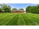 Expansive backyard featuring a well-maintained lawn, perfect for outdoor activities and entertaining at 12117 Idlewild Rd, Matthews, NC 28105