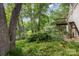 Green backyard with a view of upper deck at 1407 Jodhpur Ct, Charlotte, NC 28212