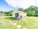 Exterior view of garage on grassy lawn at 1470 Hilltop St, Albemarle, NC 28001