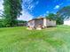 Shed located on grassy lawn at 1470 Hilltop St, Albemarle, NC 28001
