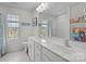 Stylish bathroom with a double vanity, ample counter space, and large mirror at 1601 Calder Dr, Indian Trail, NC 28079