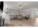 Spacious living room with a large wall decor and cozy seating, perfect for Gathering gatherings at 1601 Calder Dr, Indian Trail, NC 28079