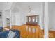 Grand foyer featuring hardwood floors, soaring ceilings, and a view into the living space at 16108 Woolwine Rd, Charlotte, NC 28278