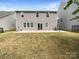 Backyard view with a patio, and a spacious lawn at 1723 Loggerhead Dr, Lancaster, SC 29720