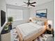 Cozy bedroom with a comfortable bed, soft lighting, and stylish decor at 6457 Saint Bernard Way, Charlotte, NC 28269