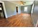 Inviting living room with beautiful hardwood floors, neutral walls, and bright natural light at 736 7Th Sw Ave, Hickory, NC 28602