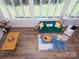 Bright living room features wood floors, vaulted ceilings and an open floor plan at 7728 Babe Stillwell Farm Rd, Huntersville, NC 28078