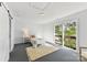 Bright bedroom with access to the outdoor deck at 9115 Clement Cir, Terrell, NC 28682