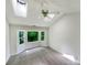 Bedroom features vaulted ceilings, skylights, ceiling fan and beautiful bay windows at 9116 Torrence Creek Ct, Huntersville, NC 28078