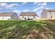 Large backyard with lush lawn, featuring a patio perfect for outdoor dining and games at 1109 Culver Spring Way, Charlotte, NC 28215