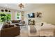 Bright living room with stylish furniture, neutral tones, and ample natural light at 12021 Basking Dr, Charlotte, NC 28214