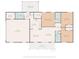 Detailed floor plan showcasing the layout of the home, including room dimensions and relationships at 135 Henry Putnam Dr, Cherryville, NC 28021