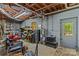 Basement area with water heater, storage, and access to outside at 140 Hearthstone Dr, Statesville, NC 28677