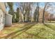 This home has a well maintained backyard with plenty of room for outdoor activities and relaxation amid the mature trees at 1637 Sumner Dr, Rock Hill, SC 29732