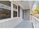 Inviting porch view showcasing the white railing and the exterior of the house at 1637 Sumner Dr, Rock Hill, SC 29732