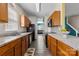 Spacious kitchen with wood cabinetry, sleek countertops, and modern appliances at 1821 Ethel Guest Ln, Charlotte, NC 28206